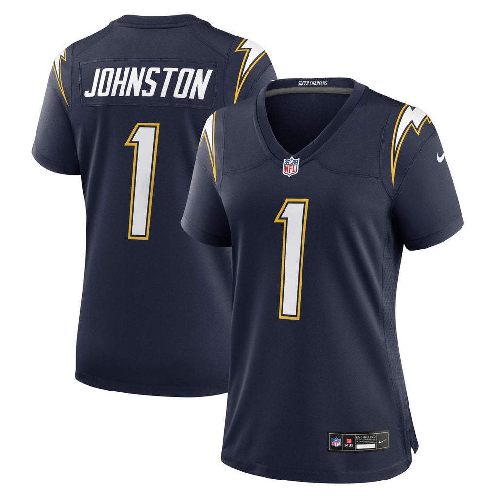 Quentin Johnston Los Angeles Chargers Women's Alternate Super Chargers Jersey - Navy