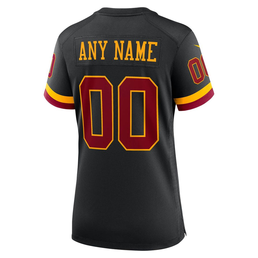 Washington Commanders Women's Hail Raiser Alternate Custom Jersey - Black