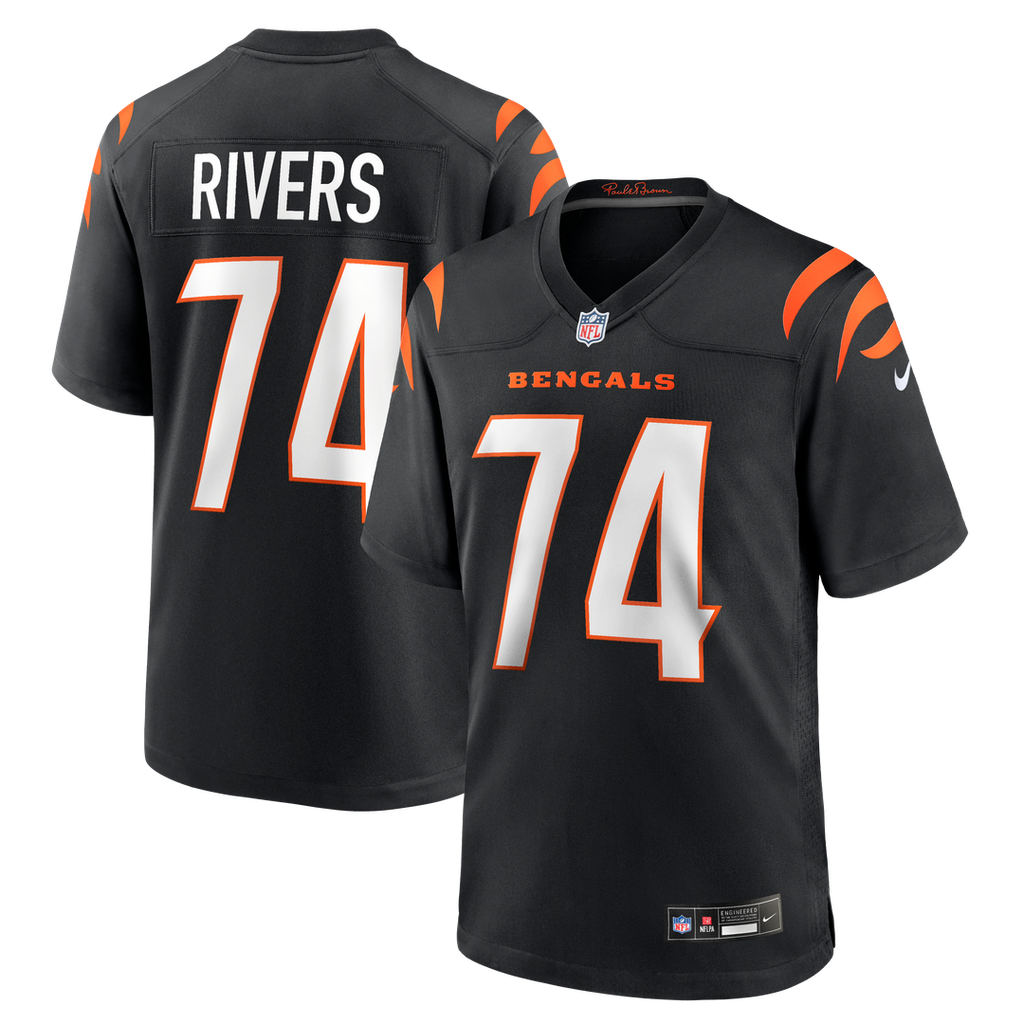 Jalen Rivers Cincinnati Bengals Team Jersey - Black