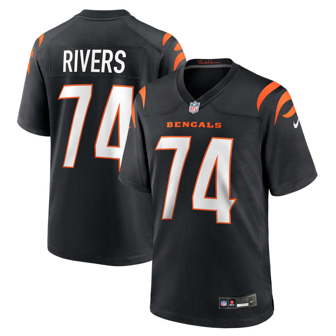 Jalen Rivers Cincinnati Bengals Team Jersey - Black