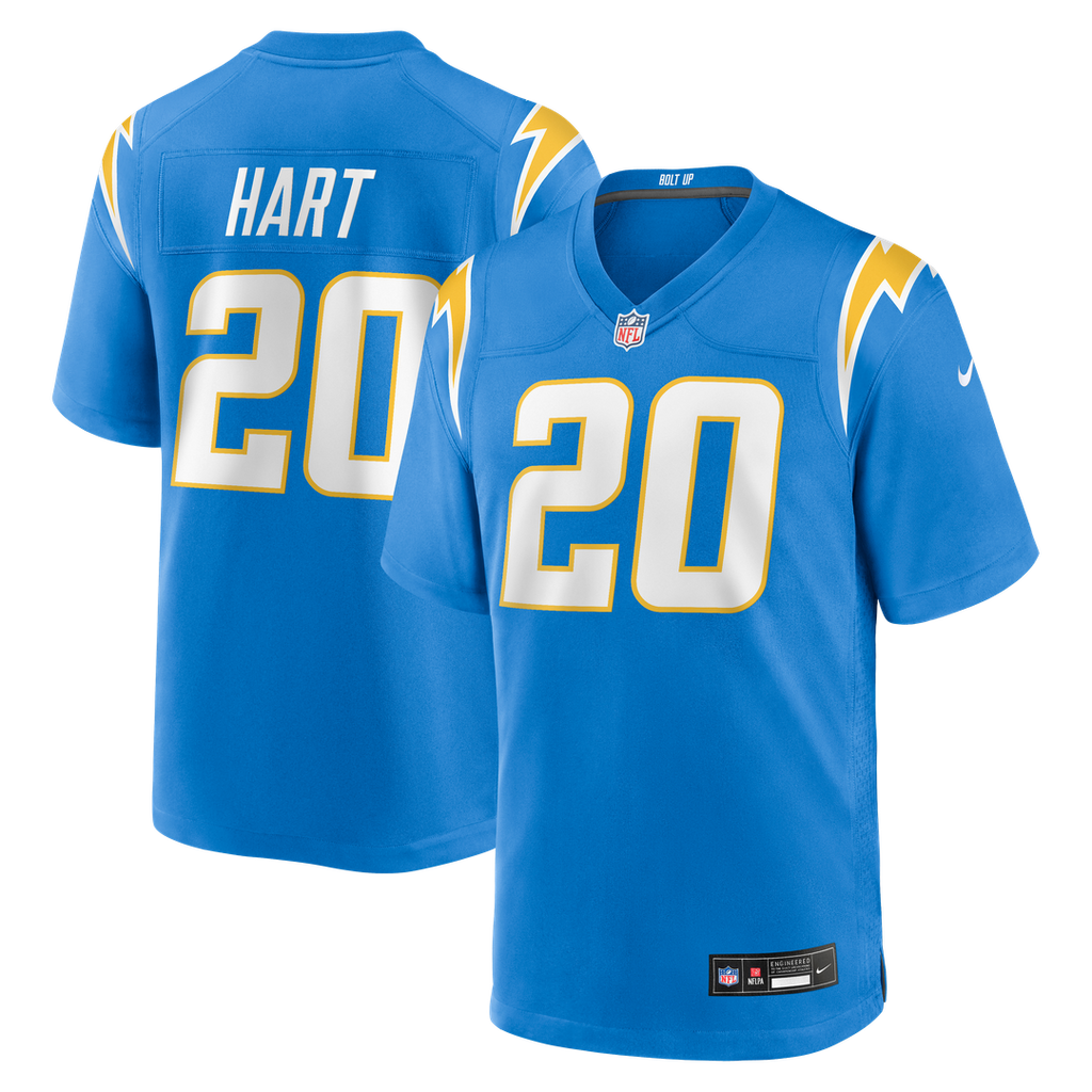 Cam Hart Los Angeles Chargers Team Jersey - Powder Blue