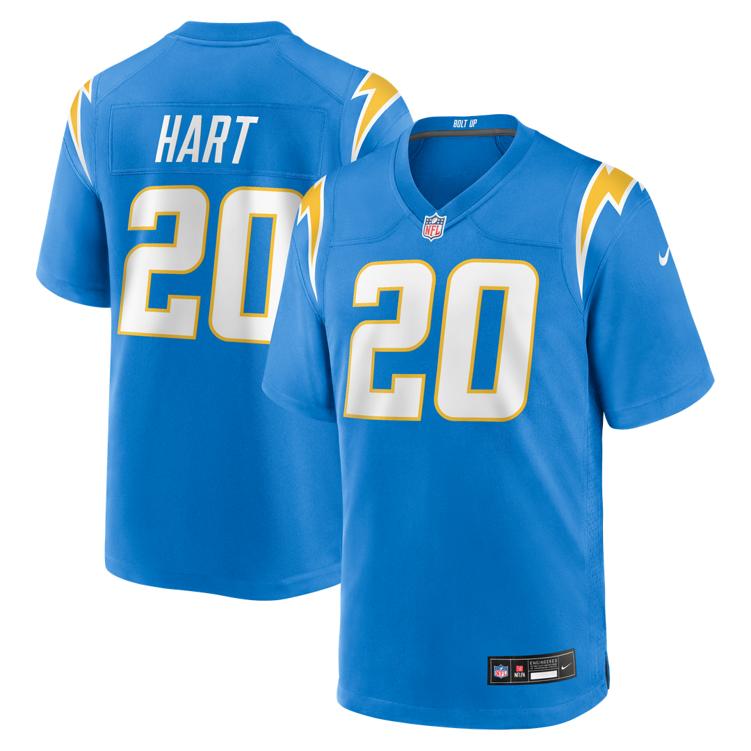 Cam Hart Los Angeles Chargers Team Jersey - Powder Blue