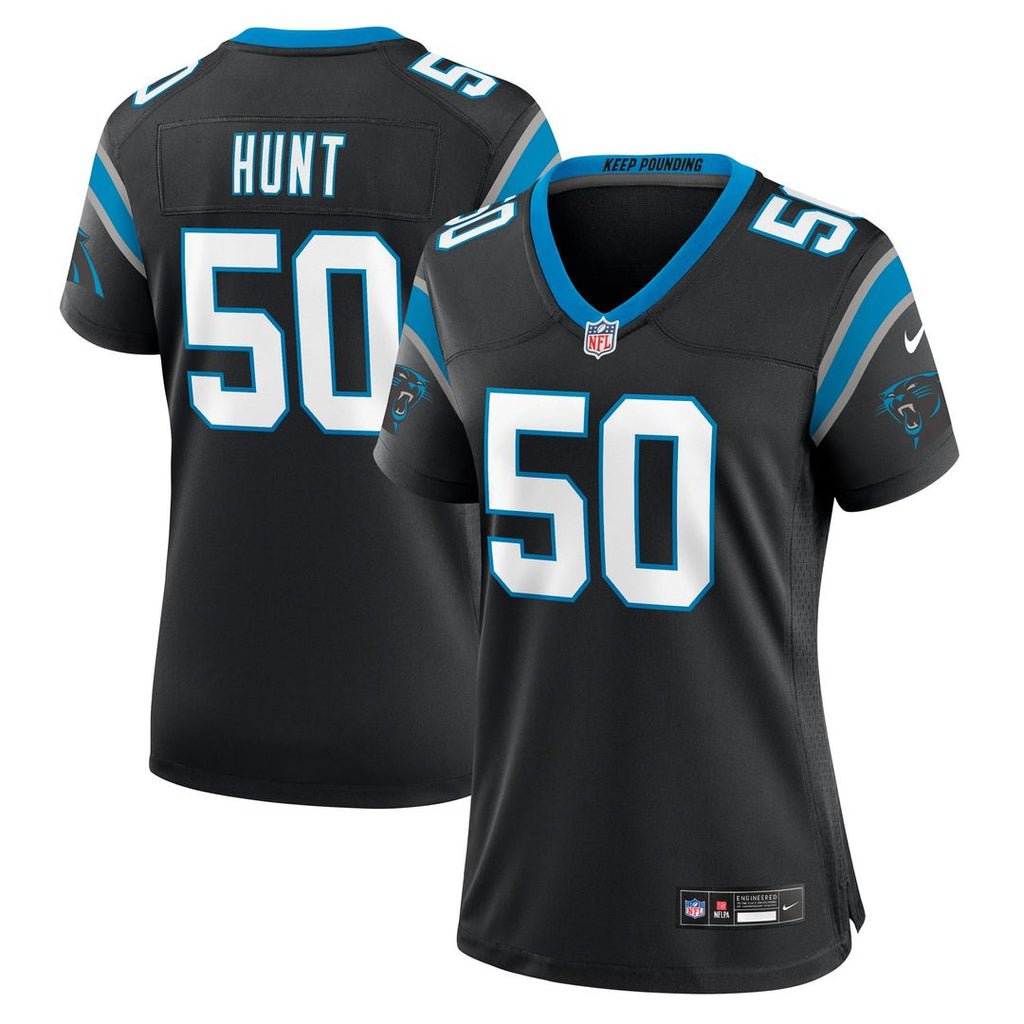 Robert Hunt Carolina Panthers Women's Jersey - Black