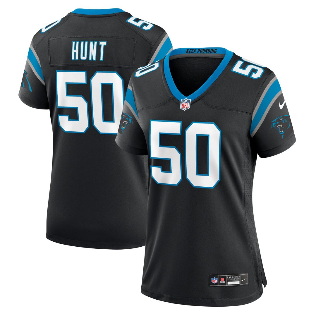 Robert Hunt Carolina Panthers Women's Jersey - Black