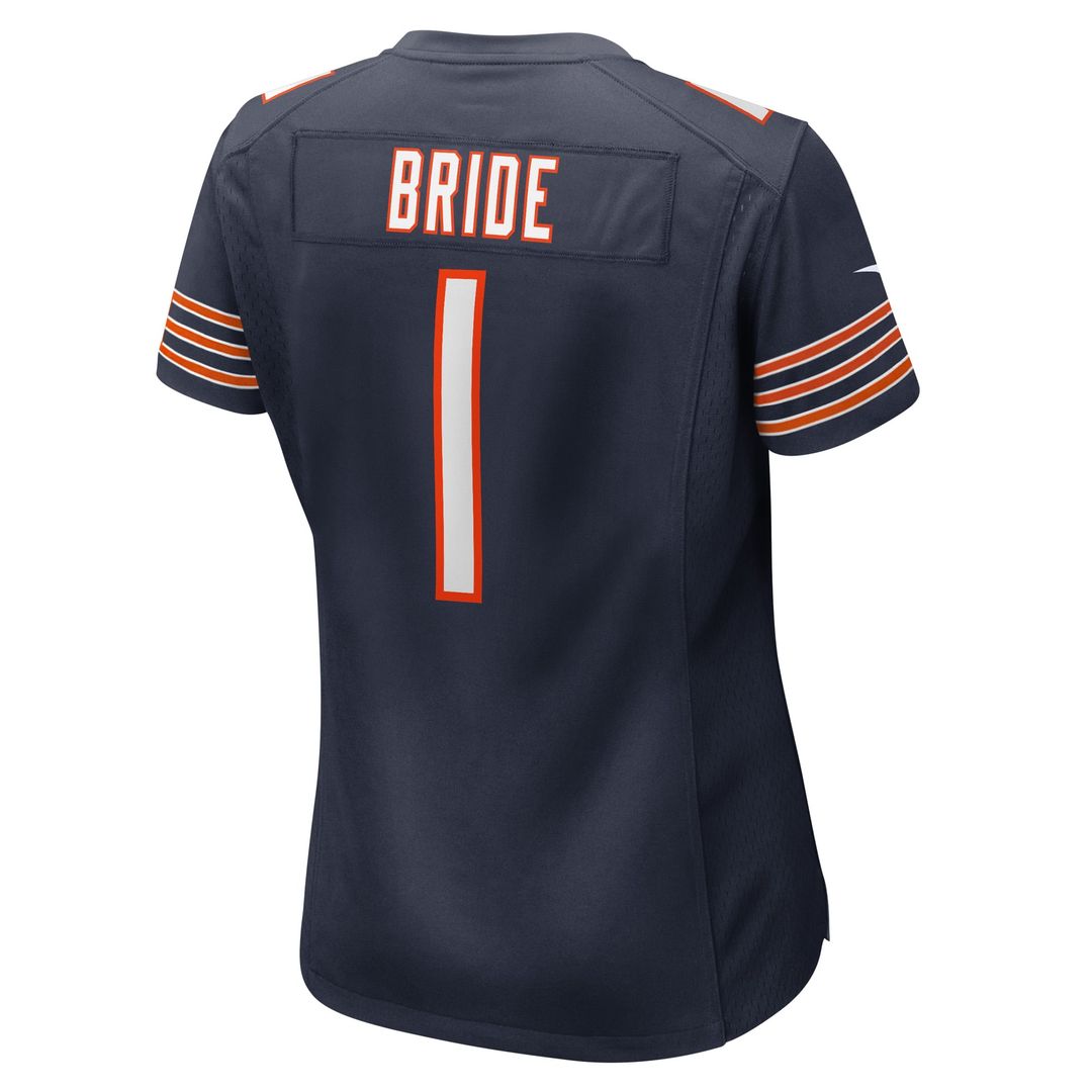 Number 1 Bride Chicago Bears Women's Jersey - Navy