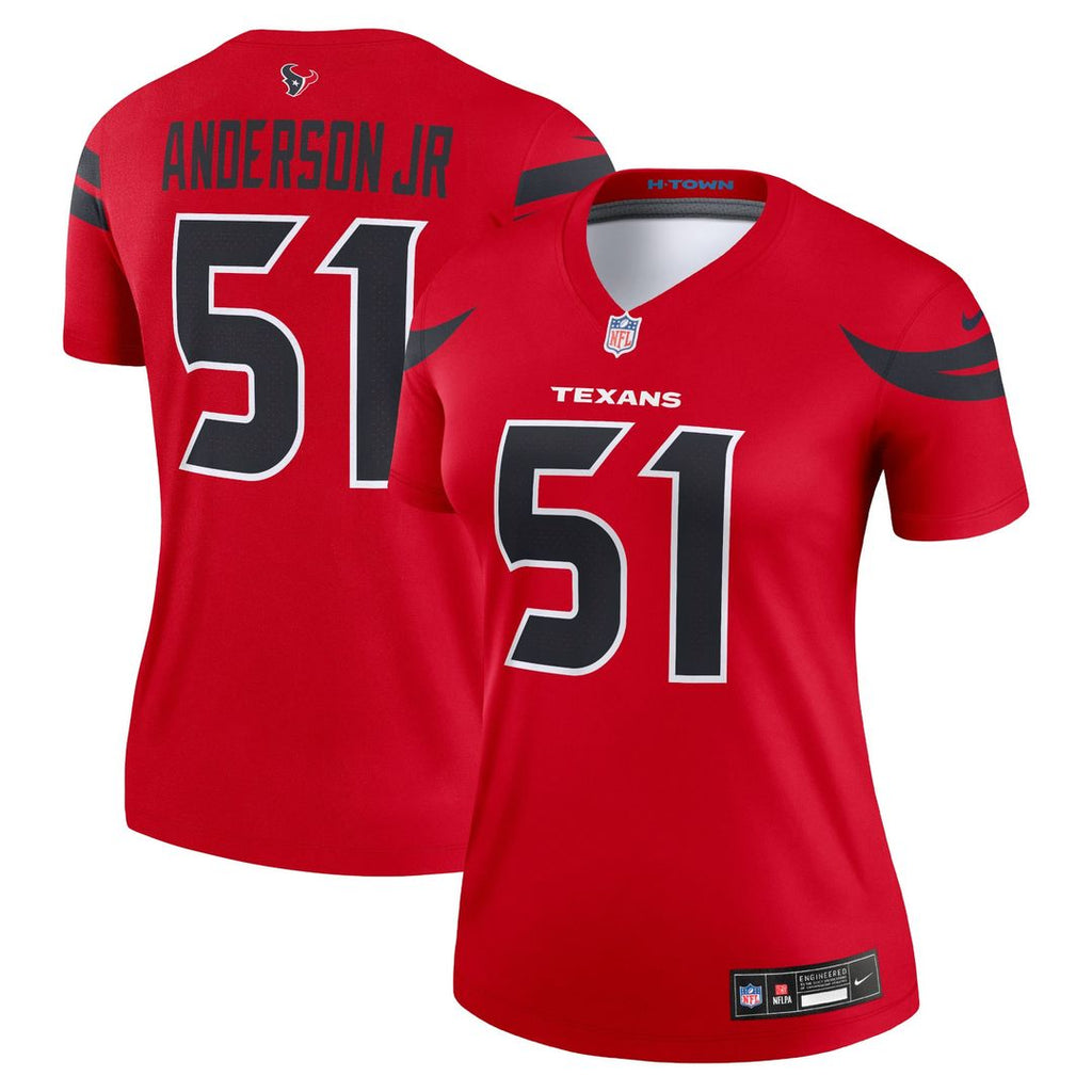 Will Anderson Jr. Houston Texans Women's Alternate Legend Player Performance Top - Navy