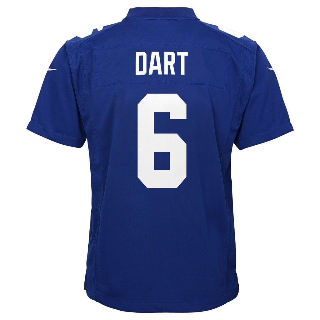 Jaxson Dart New York Giants Youth Team Jersey - Royal