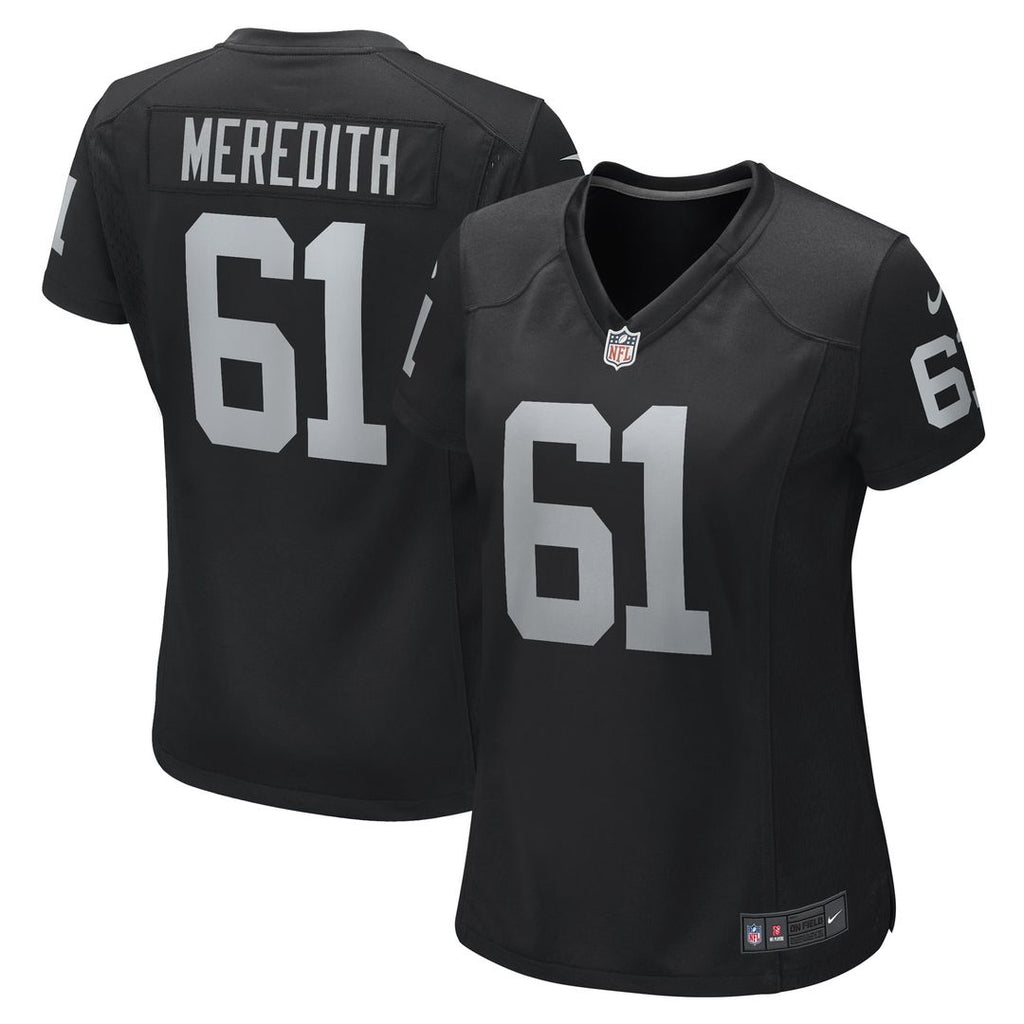 Meredith Las Vegas Raiders Women's Jersey - Black