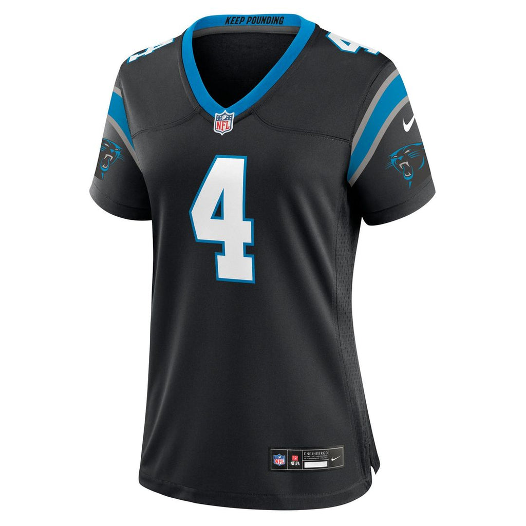 Tetairoa McMillan Carolina Panthers Women's Team Jersey - Black