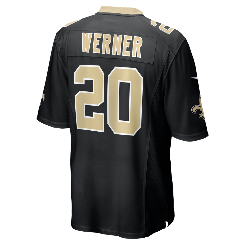 Pete Werner New Orleans Saints Jersey - Black