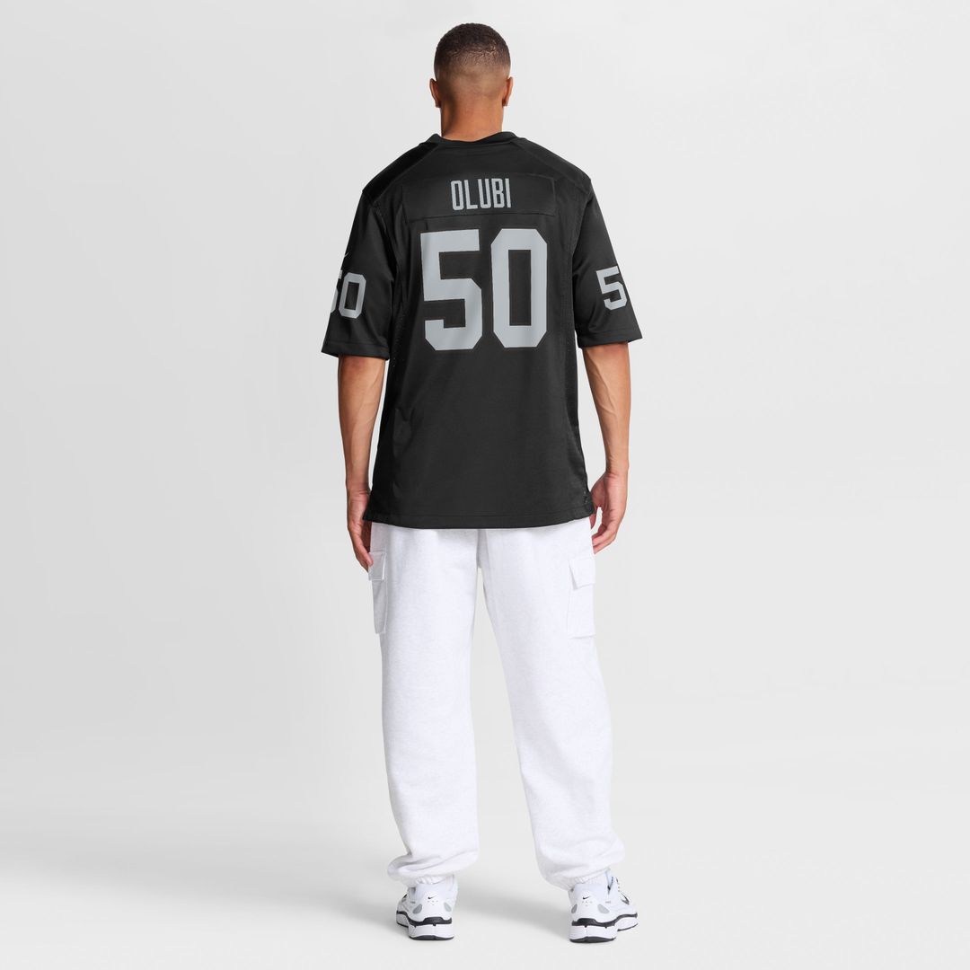 Segun Olubi Las Vegas Raiders Team Jersey - Black