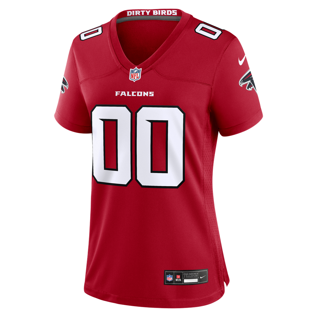 Atlanta Falcons Women's Custom Jersey - Red