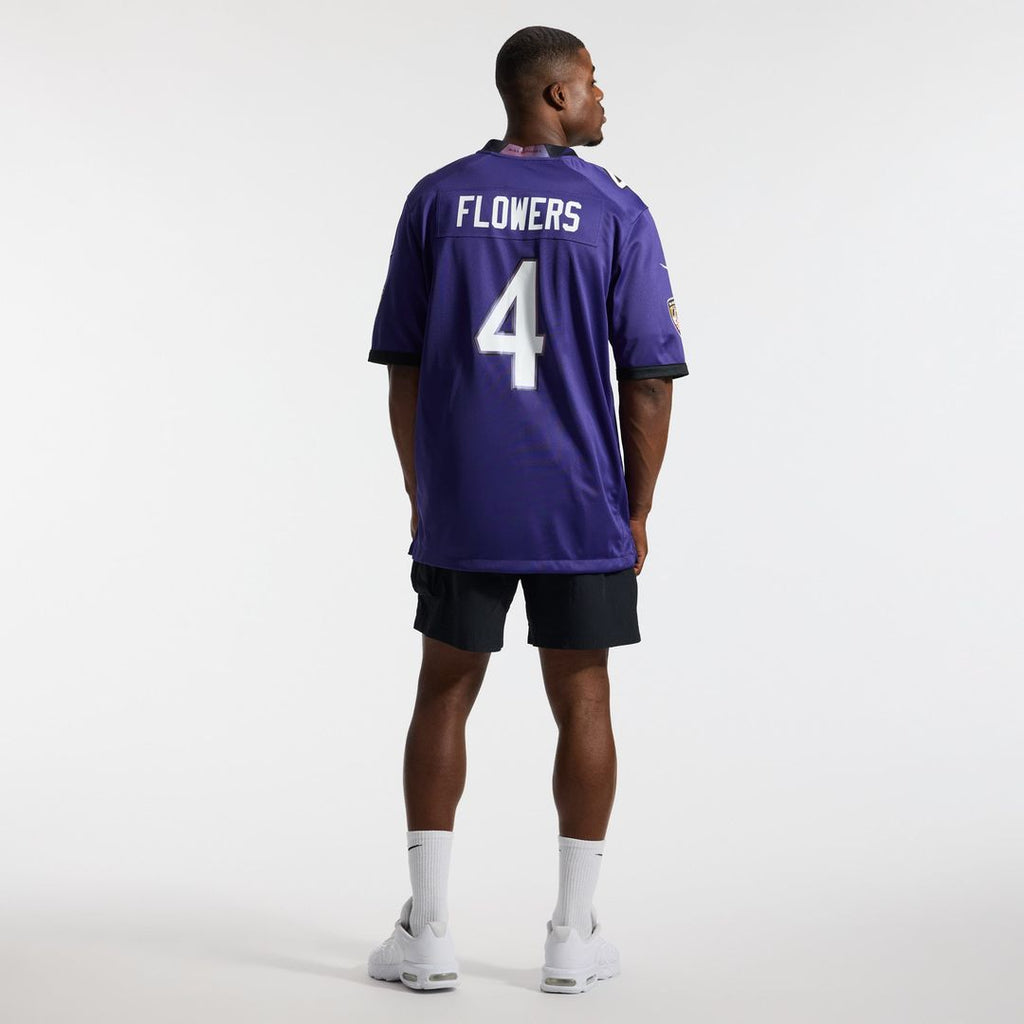 Zay Flowers Baltimore Ravens Team Jersey - Purple