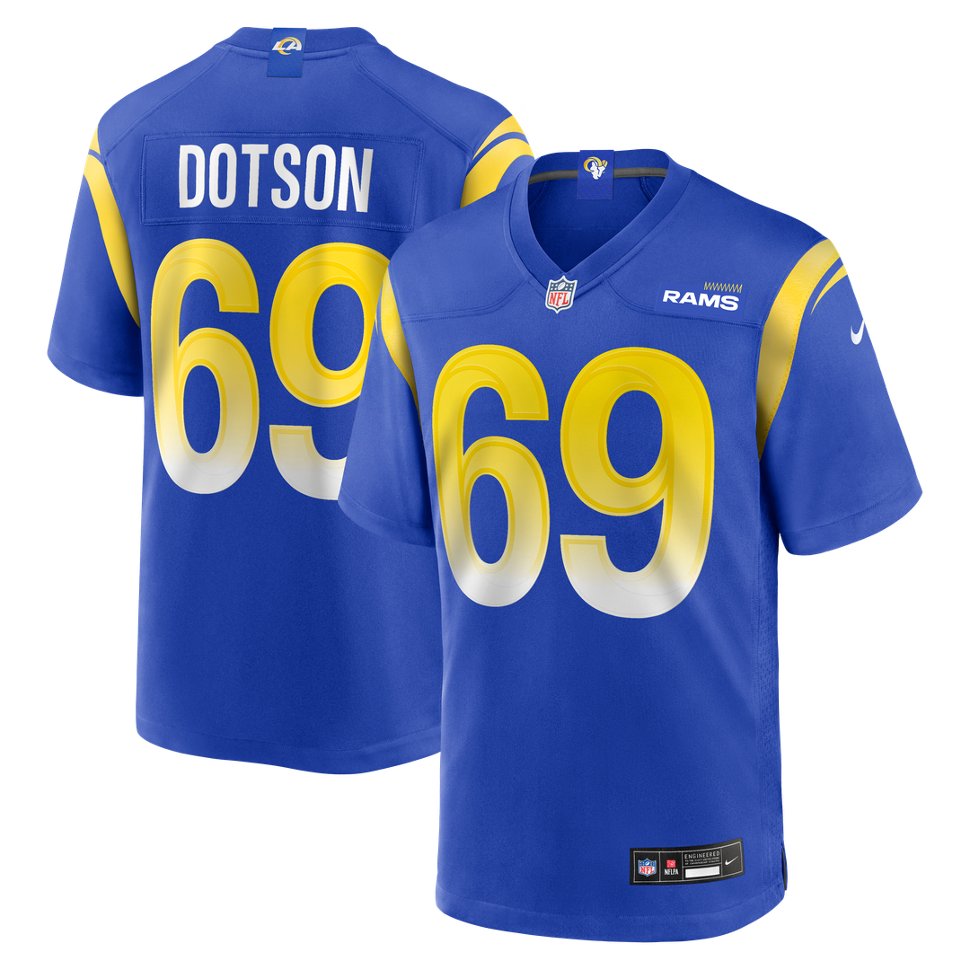 Kevin Dotson Los Angeles Rams Jersey - Royal