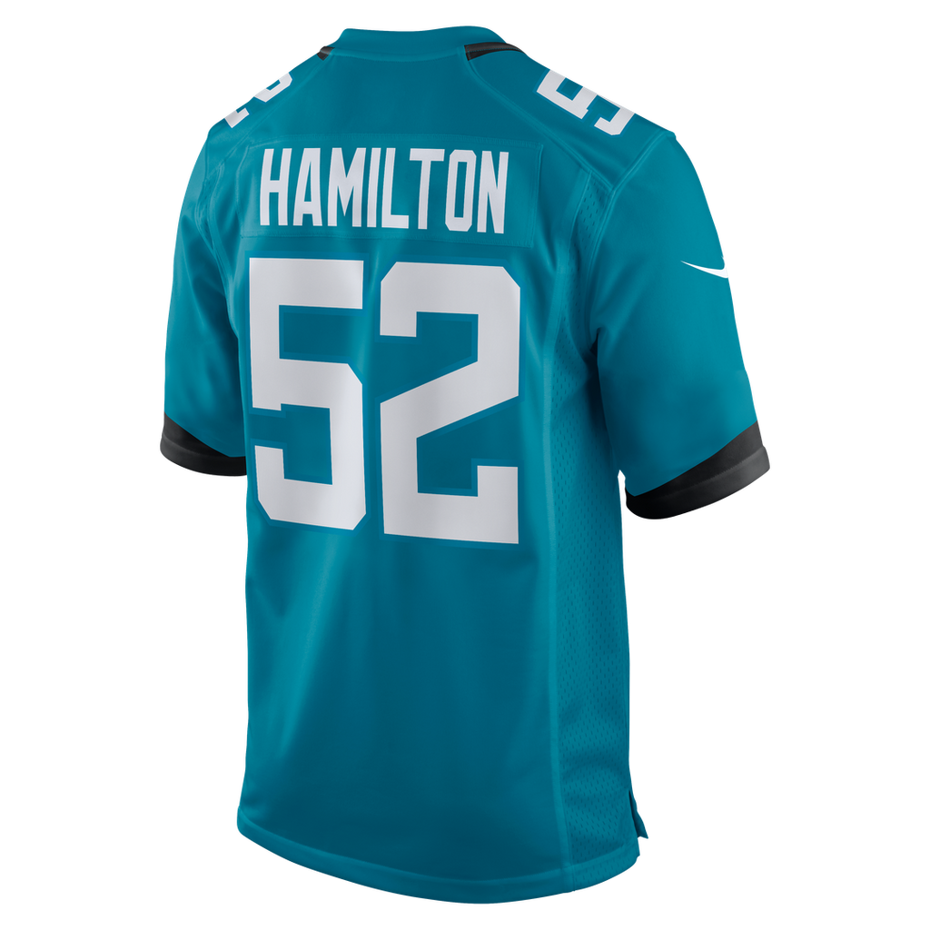 DaVon Hamilton Jacksonville Jaguars Jersey - Teal