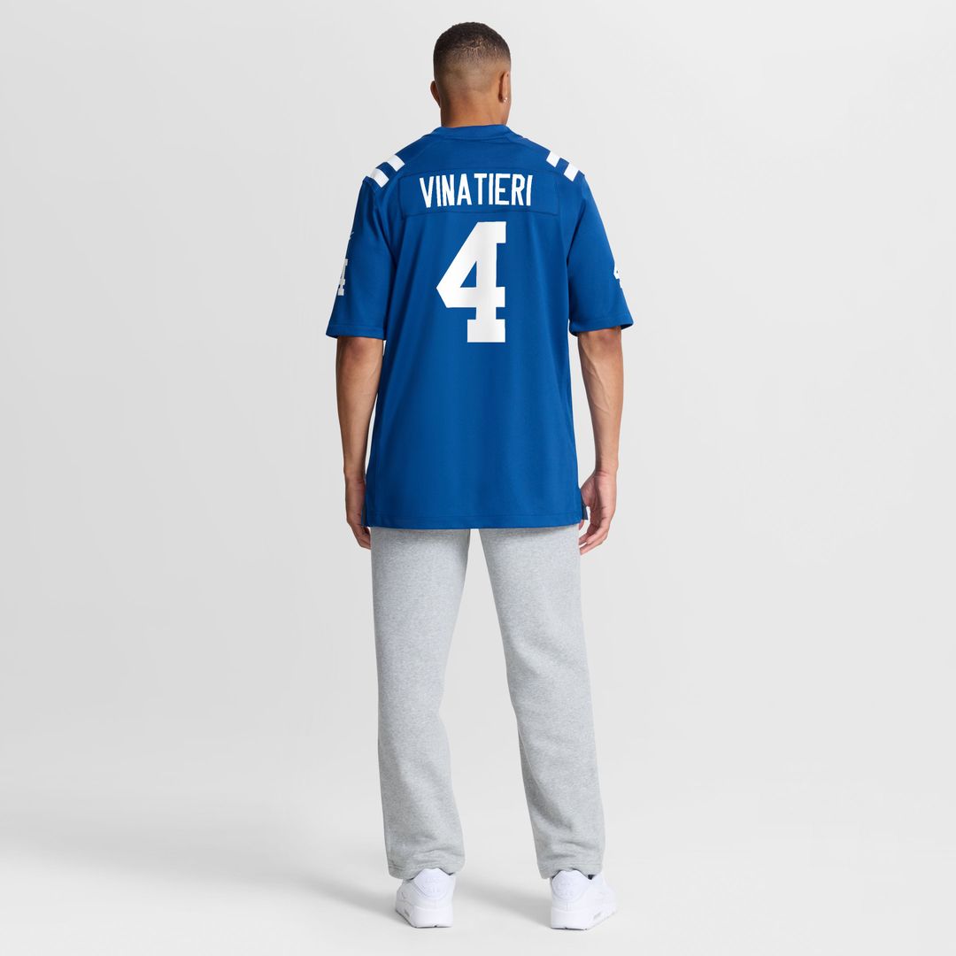 Adam Vinatieri Indianapolis Colts Team Retired Jersey - Royal