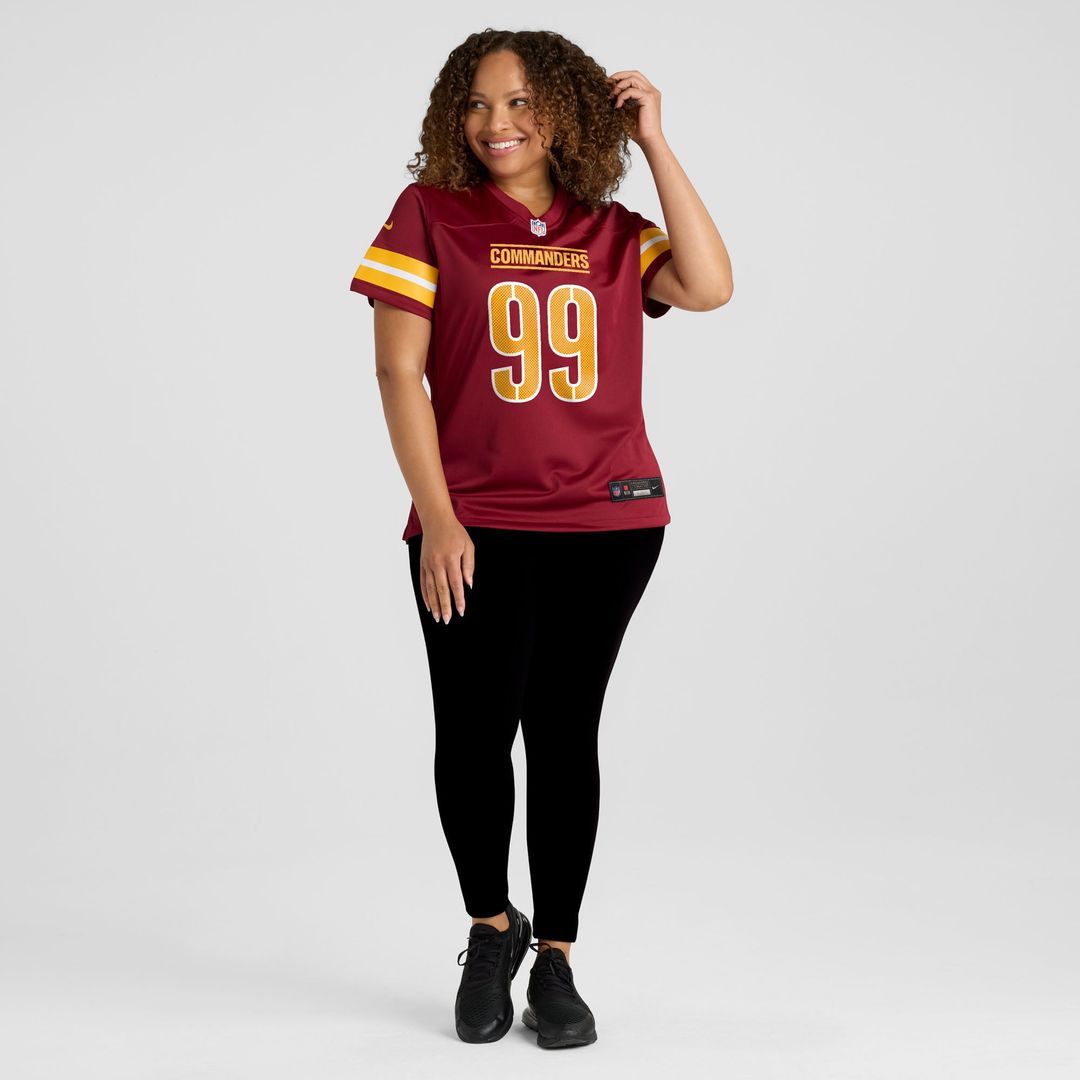 Javon Kinlaw Washington Commanders Women's Team Jersey - Burgundy