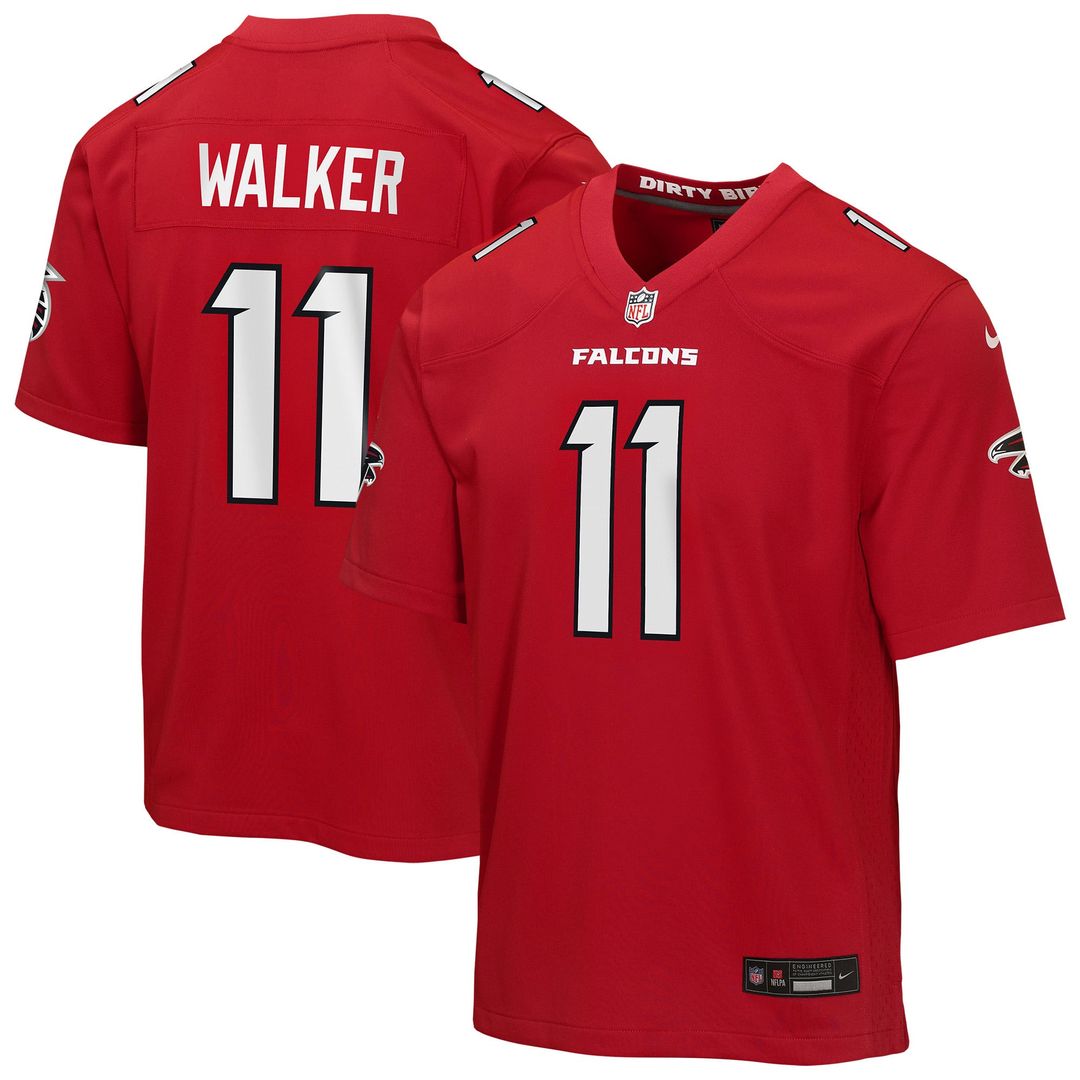 Jalon Walker Atlanta Falcons Youth Jersey - Red