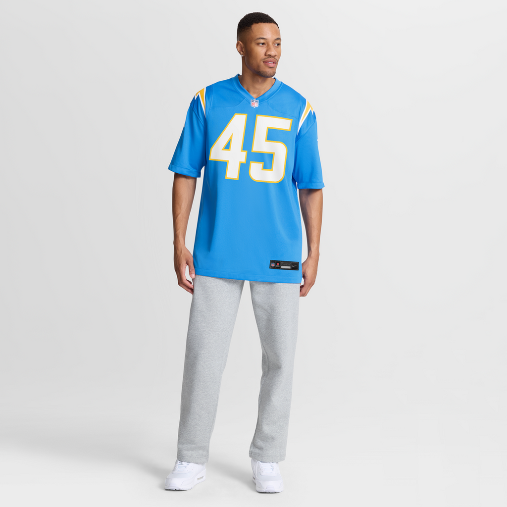 Tuli Tuipulotu Los Angeles Chargers Team Jersey - Powder Blue
