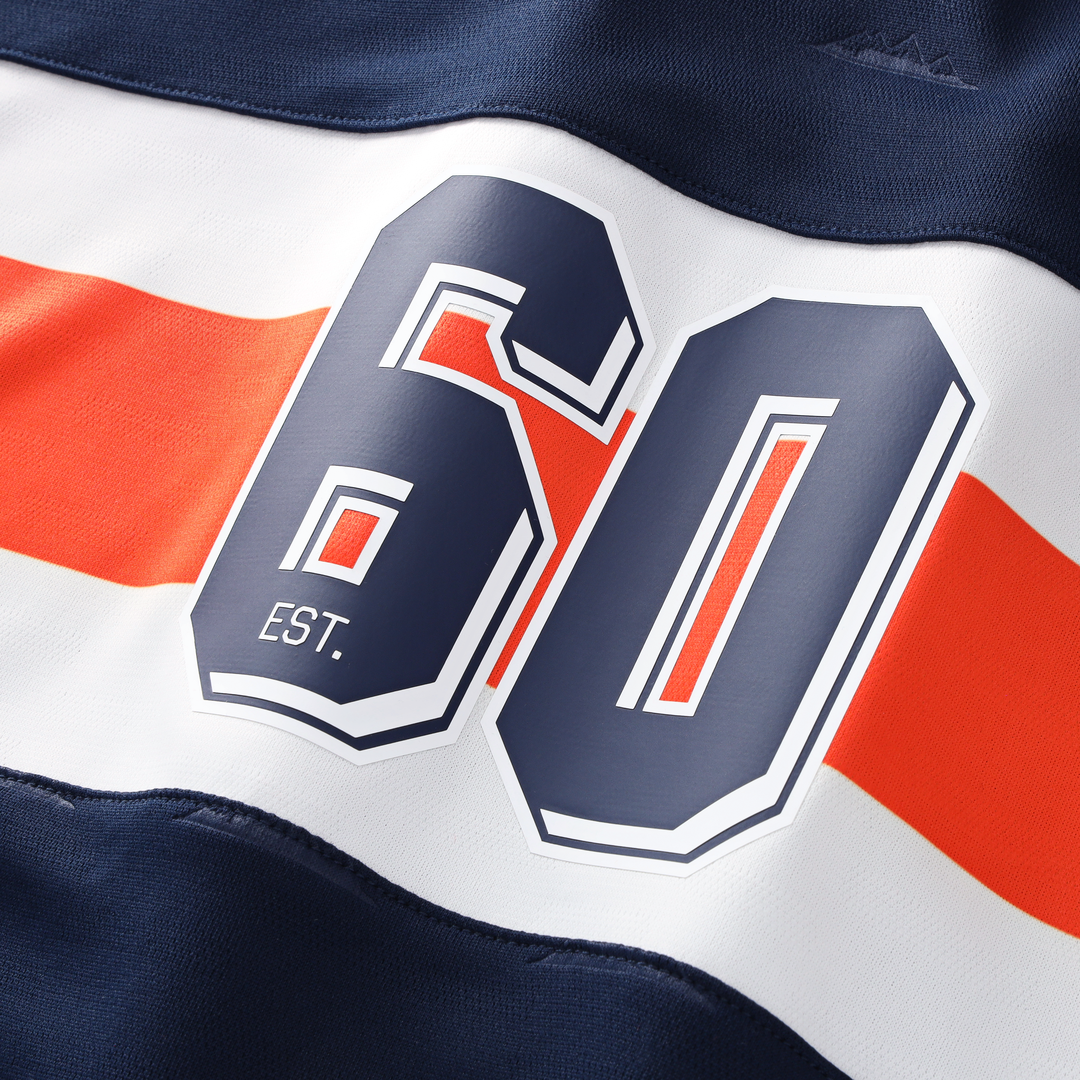 Denver Broncos Youth Football x Football Collared Fan Top - Navy