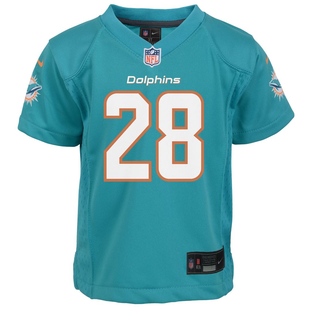 De’Von Achane Miami Dolphins Infant Team Player Jersey - Aqua