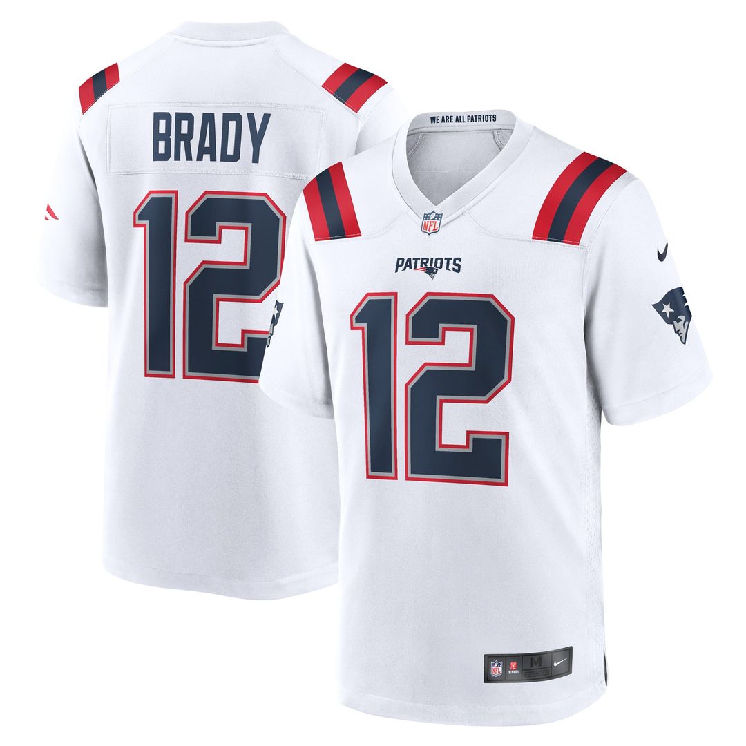 Tom Brady New England Patriots Game Retired Player Jersey - Navy