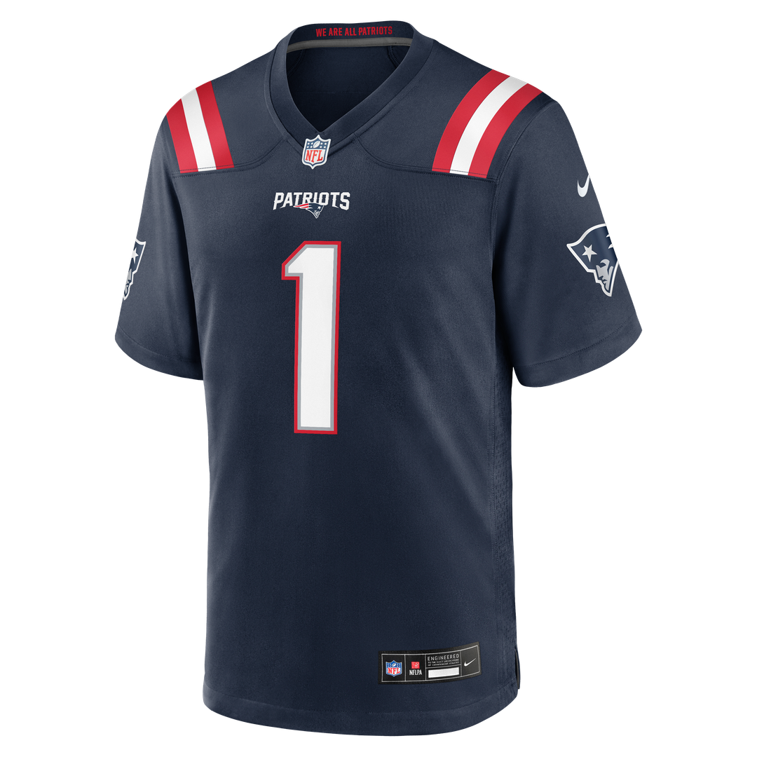 A.J. Brown New England Patriots Team Jersey - Navy