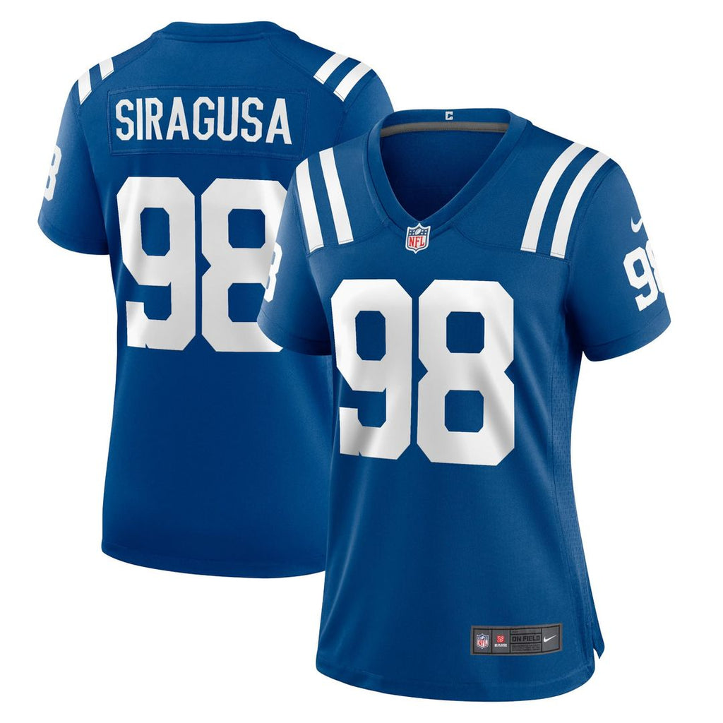 Tony Siragusa Indianapolis Colts Women's Indiana Nights Alternate Jersey - Royal