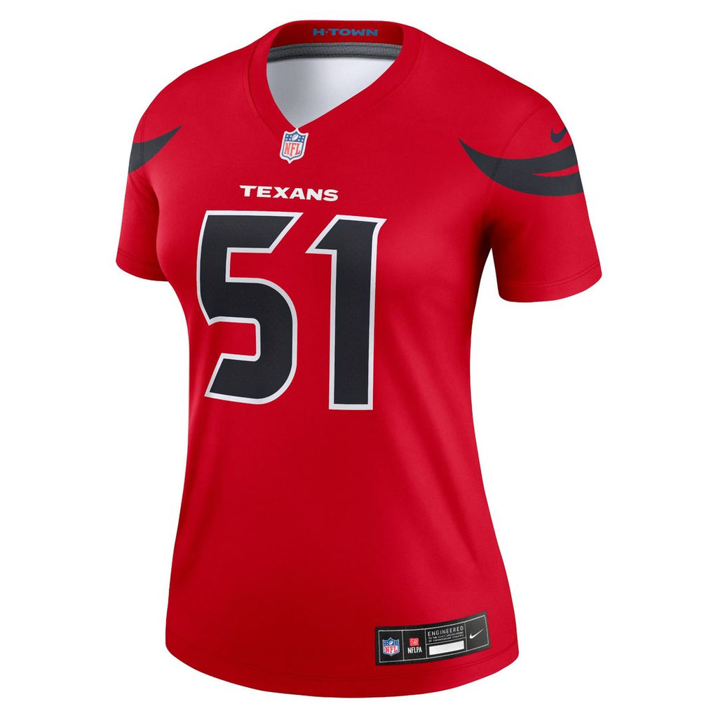 Will Anderson Jr. Houston Texans Women's Alternate Legend Player Performance Top - Navy