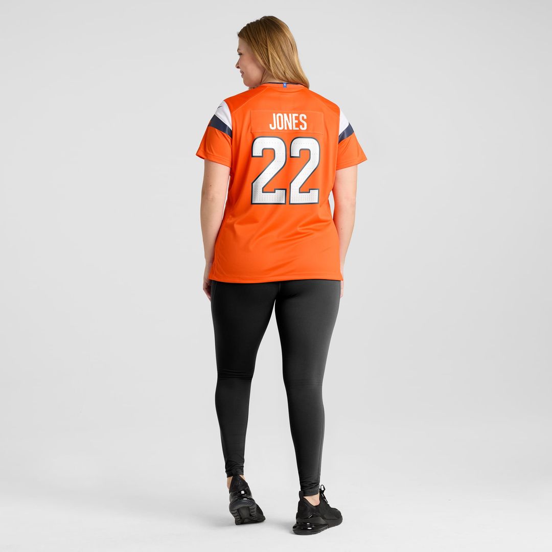 Brandon Jones Denver Broncos Women's Team Jersey - Orange