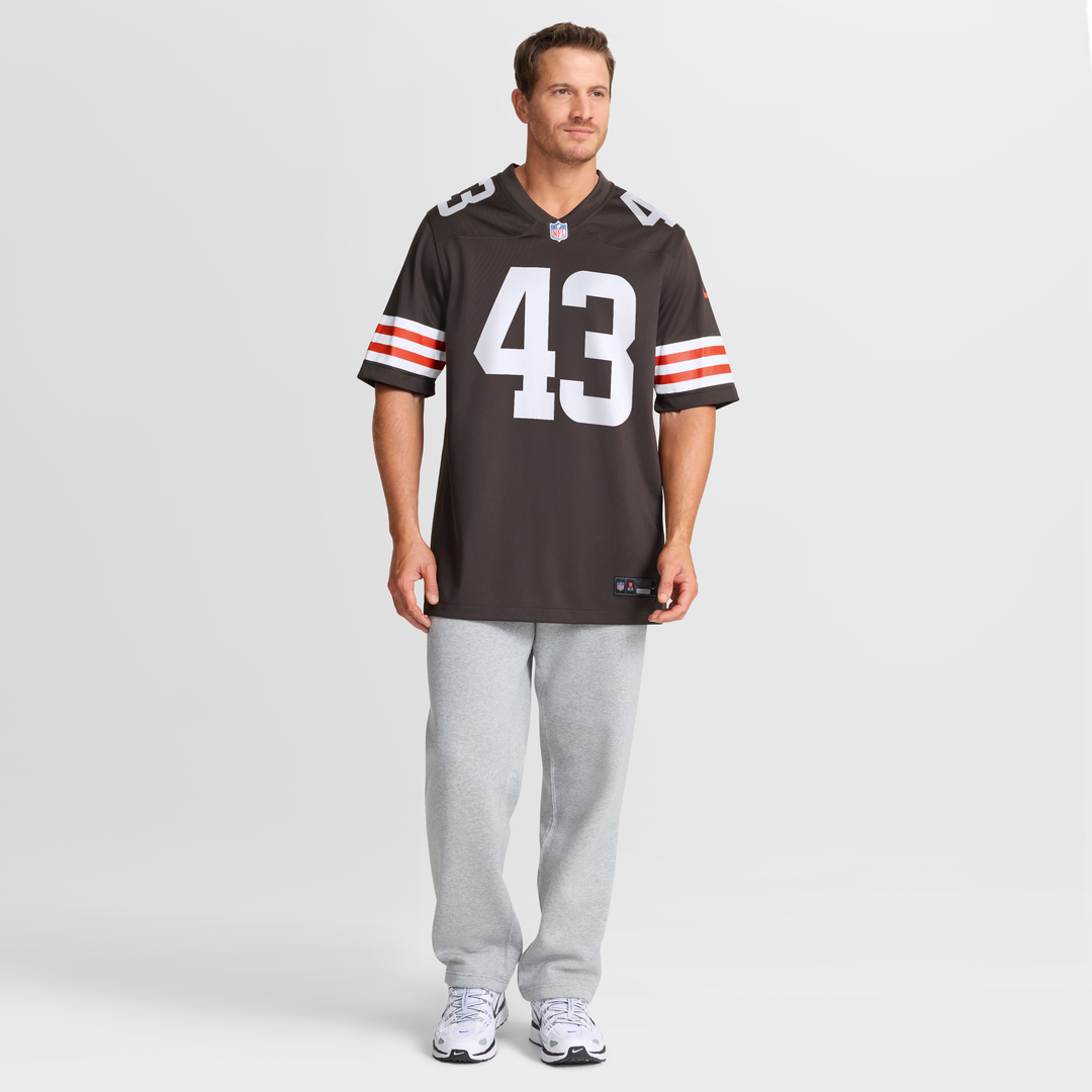 Mohamoud Diabate Cleveland Browns Team Jersey - Brown