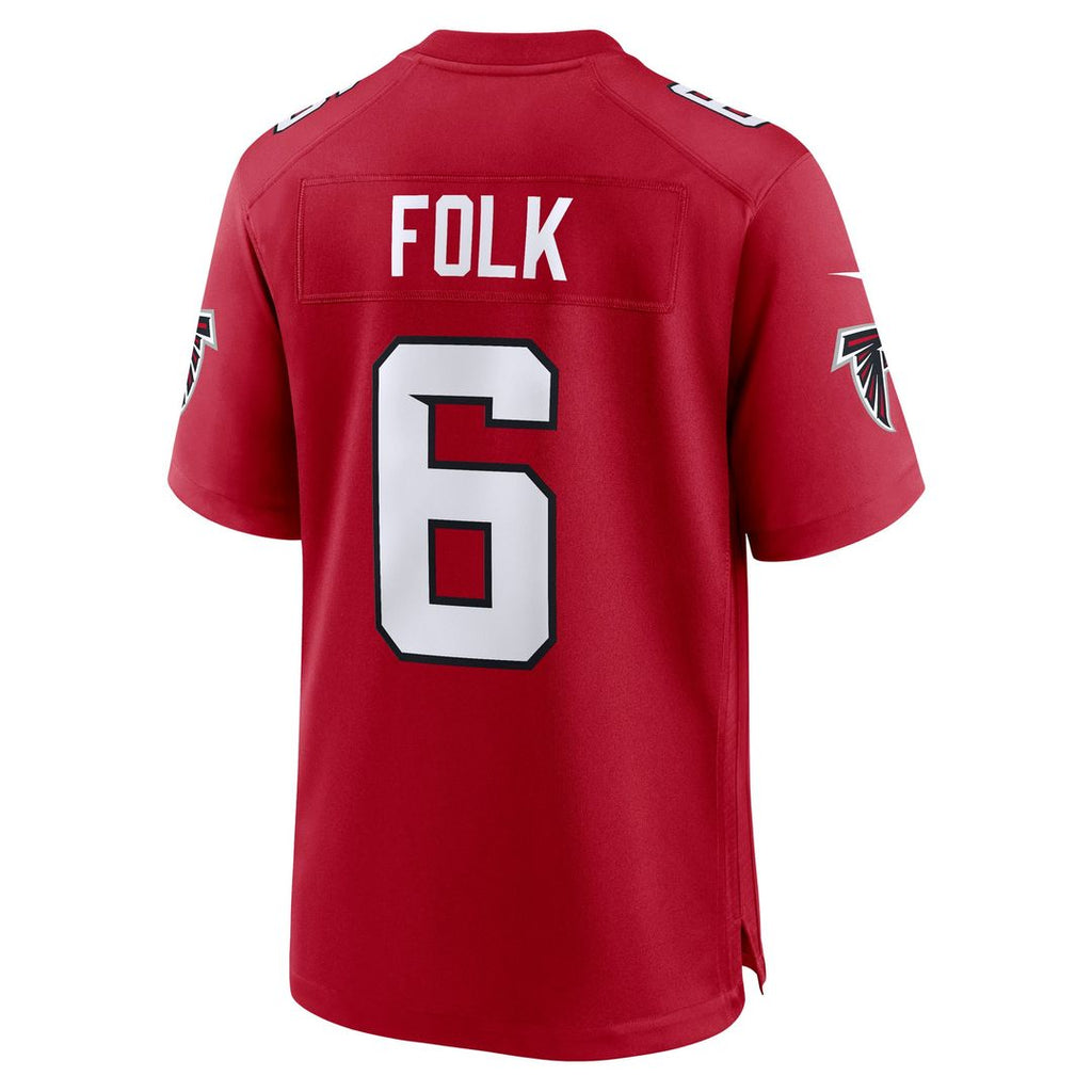 Nick Folk Atlanta Falcons Team Jersey - Red