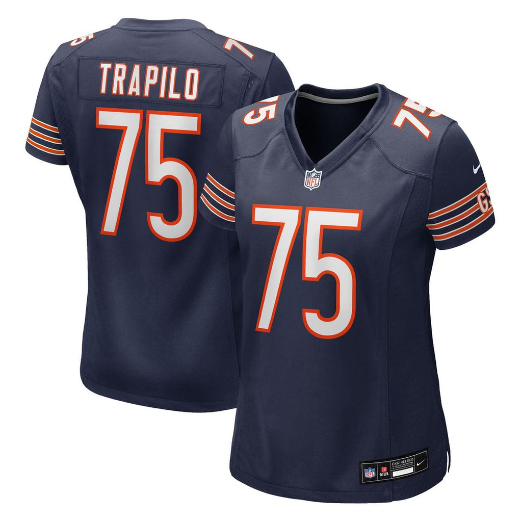 Ozzy Trapilo Chicago Bears Women's Team Jersey - Navy