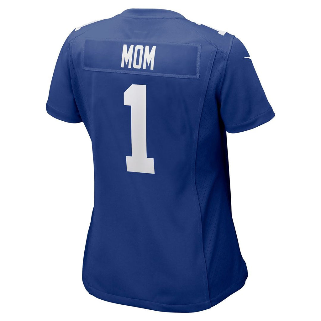 Number 1 Mom New York Giants Women's Jersey - Royal