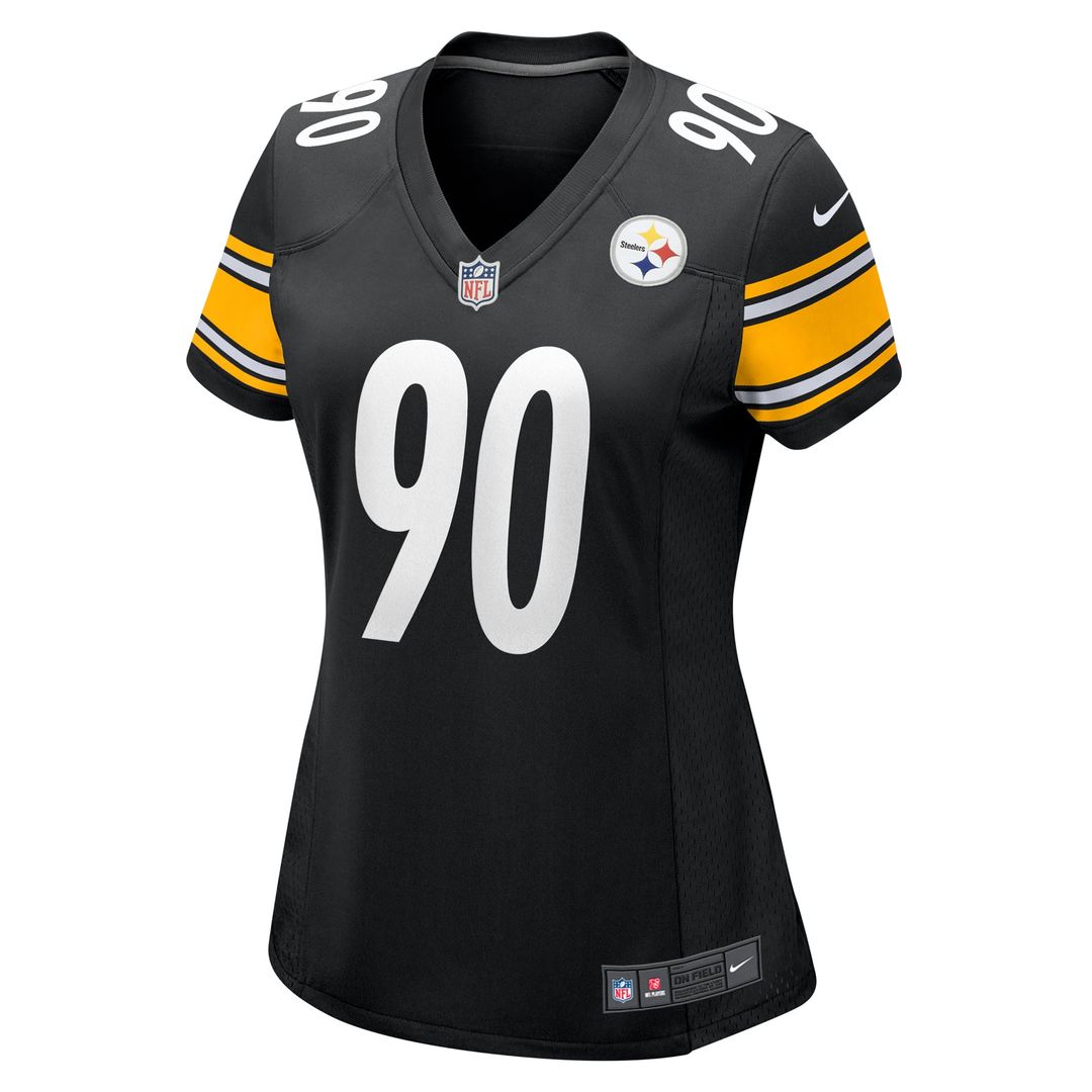 T.J. Watt Pittsburgh Steelers Women's Team Jersey - Black