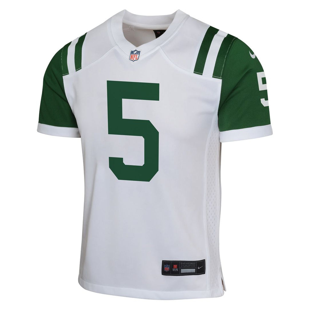 Garrett Wilson New York Jets Youth Jersey - White