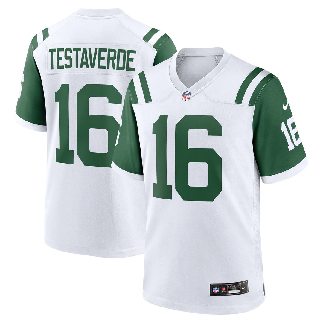 Vinny Testaverde New York Jets Retired Player Alternate Jersey - White