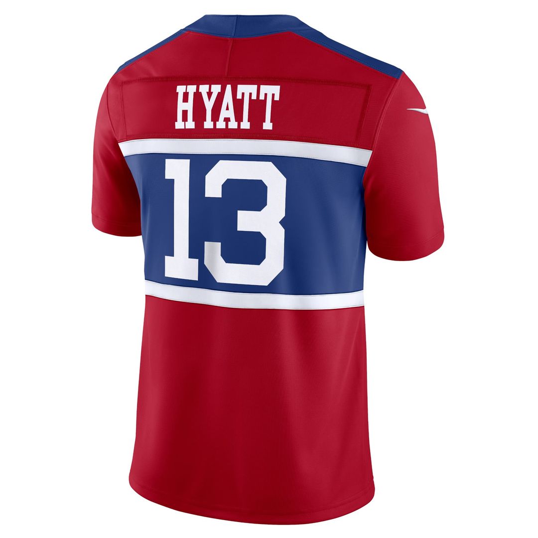 Jalin Hyatt New York Giants Alternate Jersey - Century Red