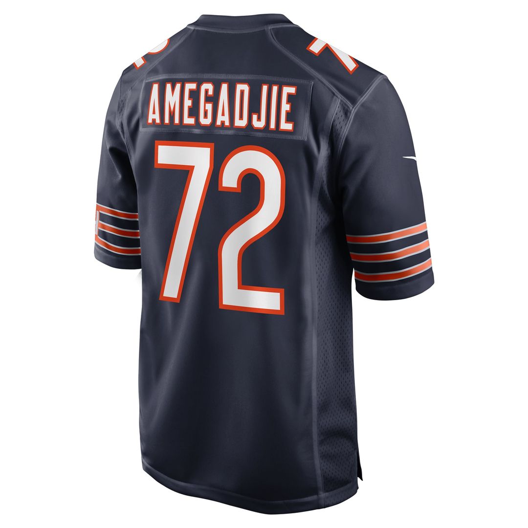 Kiran Amegadjie Chicago Bears Jersey - Navy