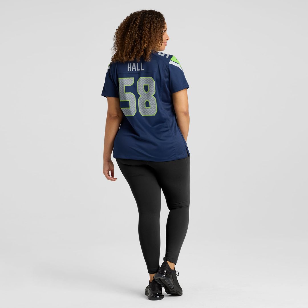 Derick Hall Seattle Seahawks Women's Team Jersey - College College Navy
