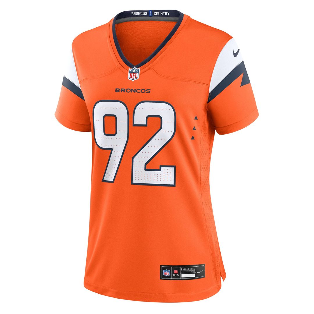 Dondrea Tillman Denver Broncos Women's Team Jersey - Orange