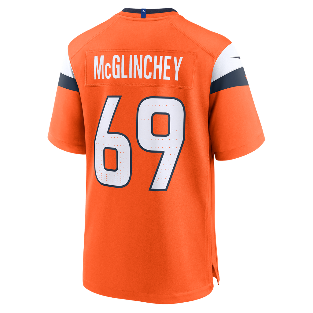 Mike McGlinchey Denver Broncos Team Jersey - Orange