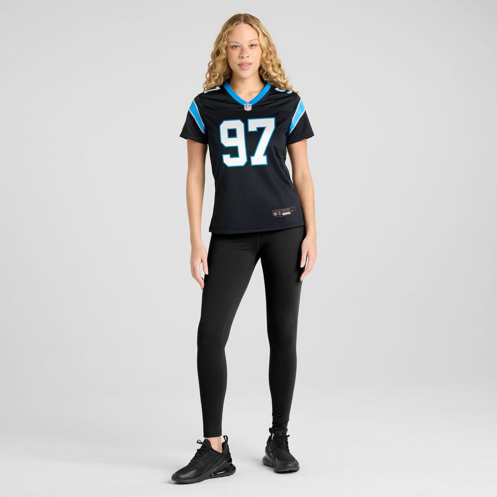 Bobby Brown III Carolina Panthers Women's Team Jersey - Black