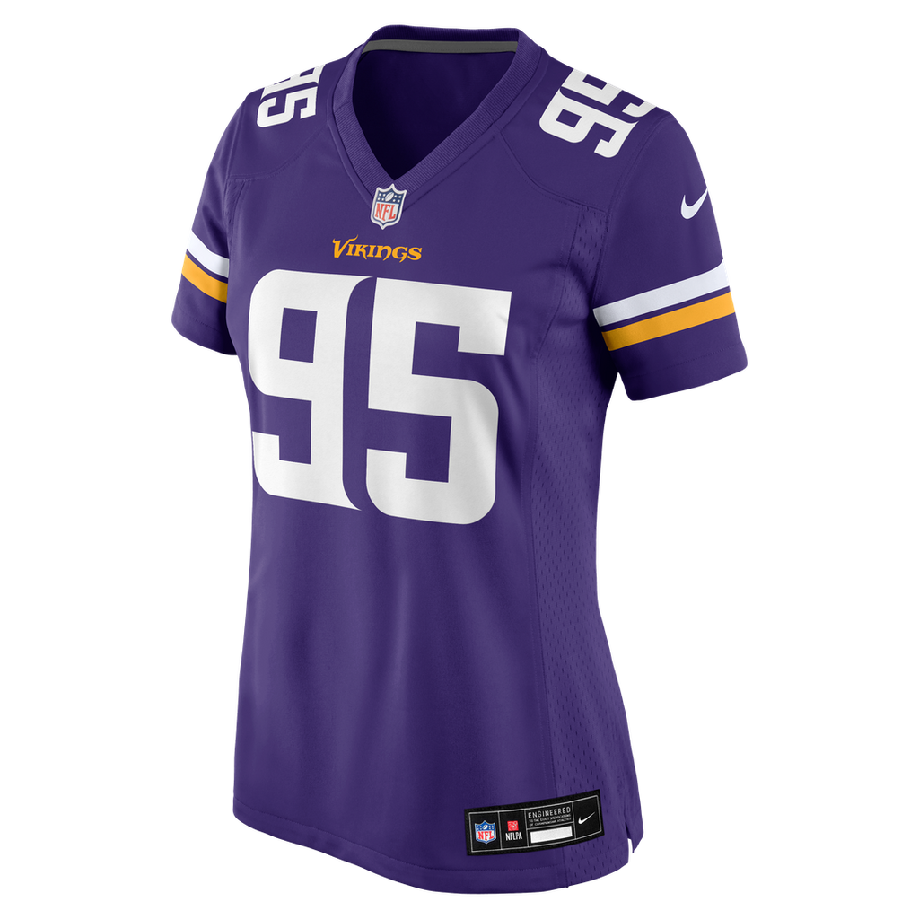 Caleb Banks Minnesota Vikings Women's Team Jersey - Purple