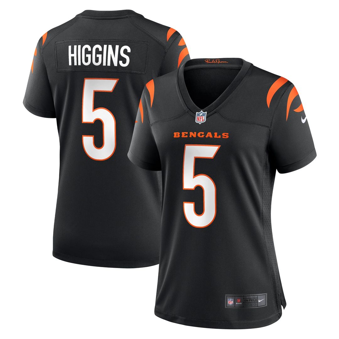 Tee Higgins Cincinnati Bengals Women's Jersey - Black