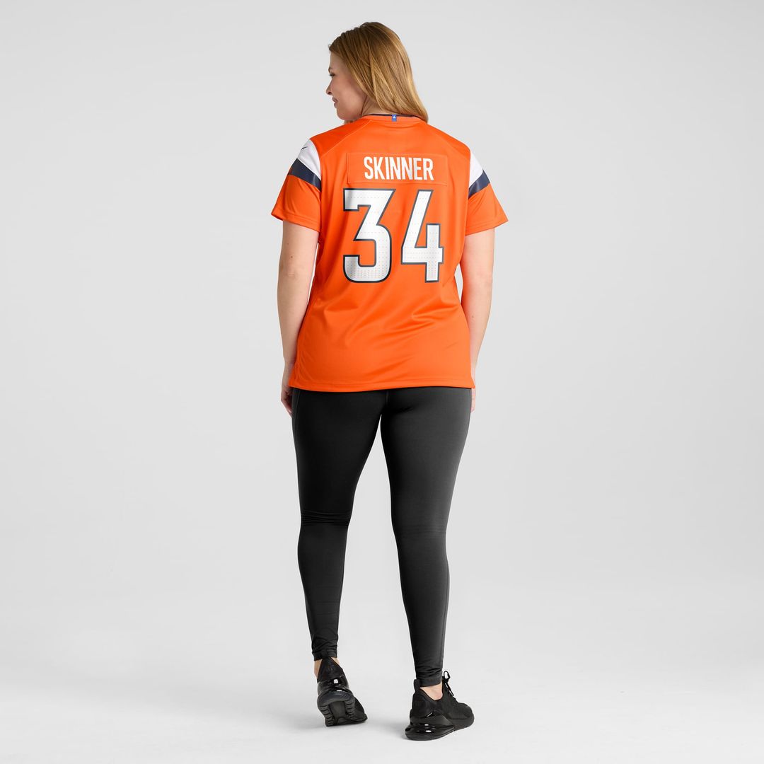 JL Skinner Denver Broncos Women's Team Jersey - Orange