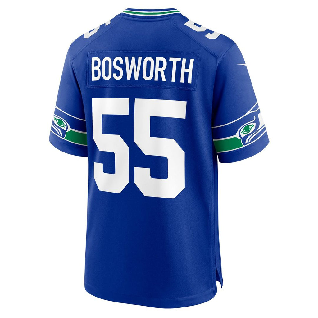 Brian Bosworth Seattle Seahawks Retired Player Alternate Jersey - Royal