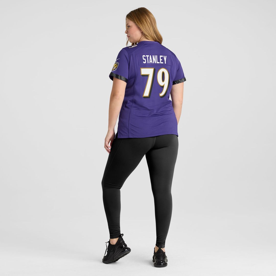 Ronnie Stanley Baltimore Ravens Women's Jersey - Purple