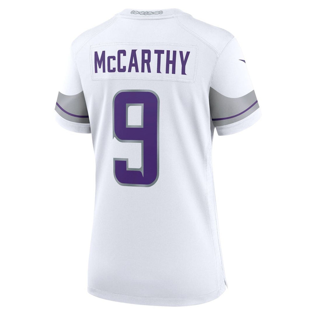 J.J. McCarthy Minnesota Vikings Women's Player Jersey - Purple