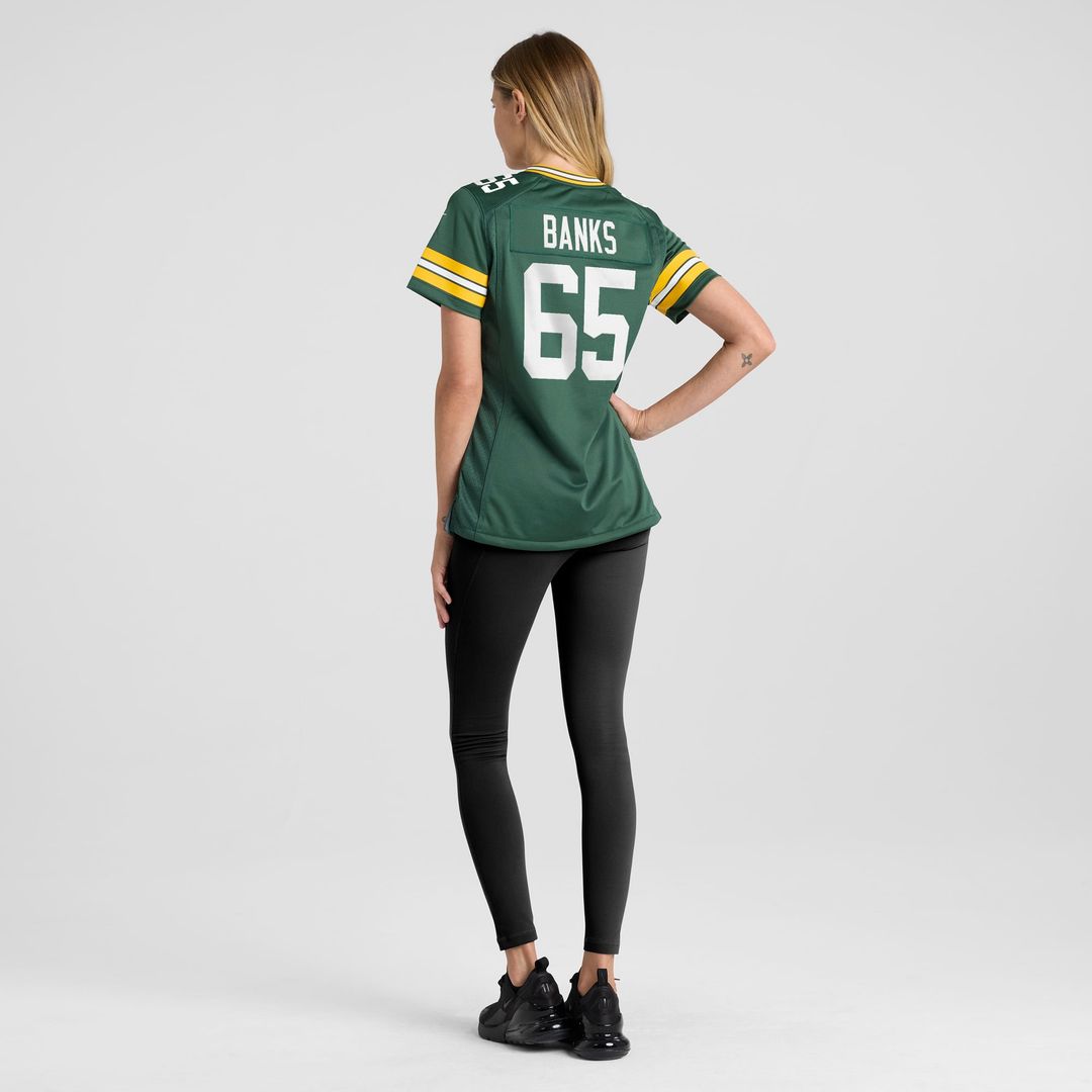 Aaron Banks Green Bay Packers Women's Team Jersey - Green